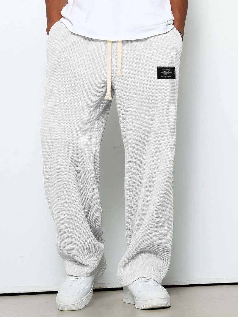 Pantalon large à taille ajustable