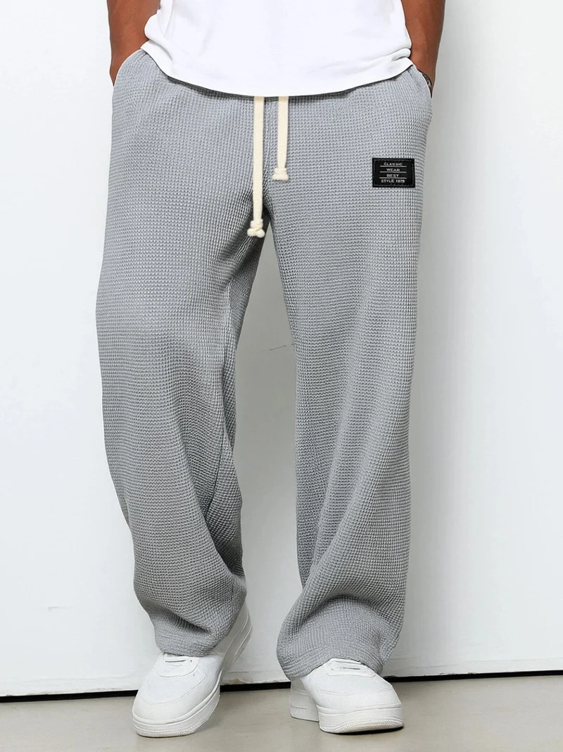 Pantalon large à taille ajustable