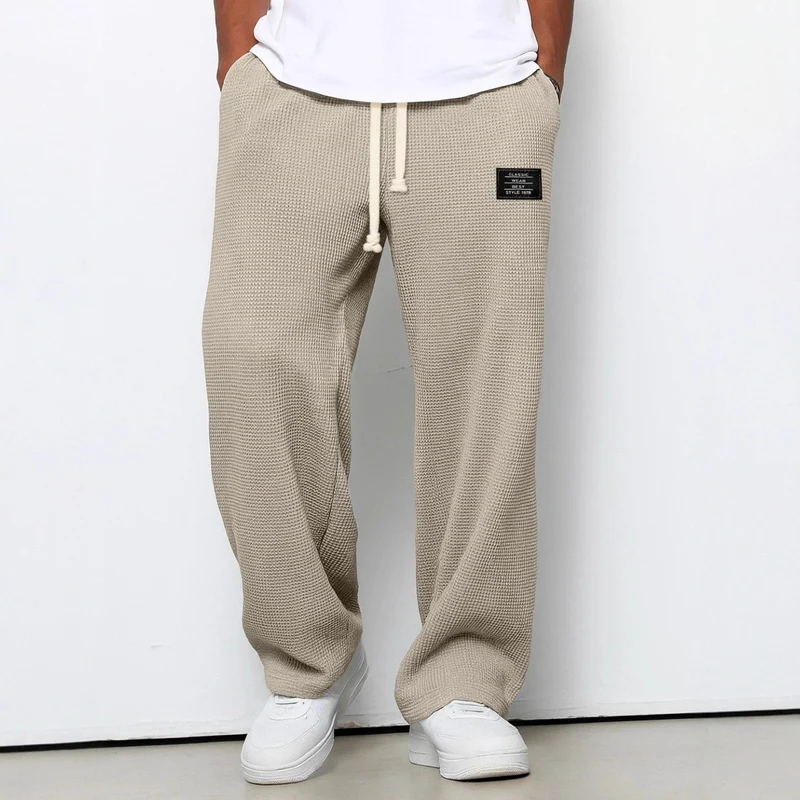 Pantalon large à taille ajustable