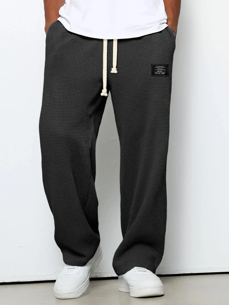 Pantalon large à taille ajustable