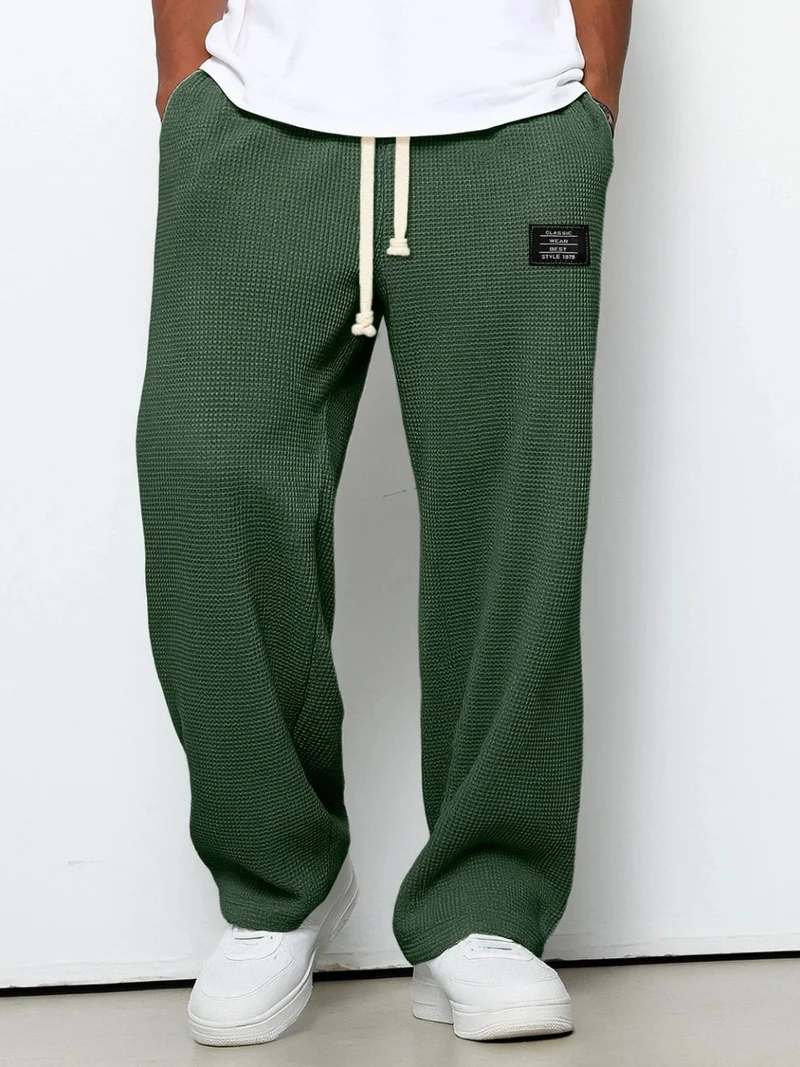 Pantalon large à taille ajustable