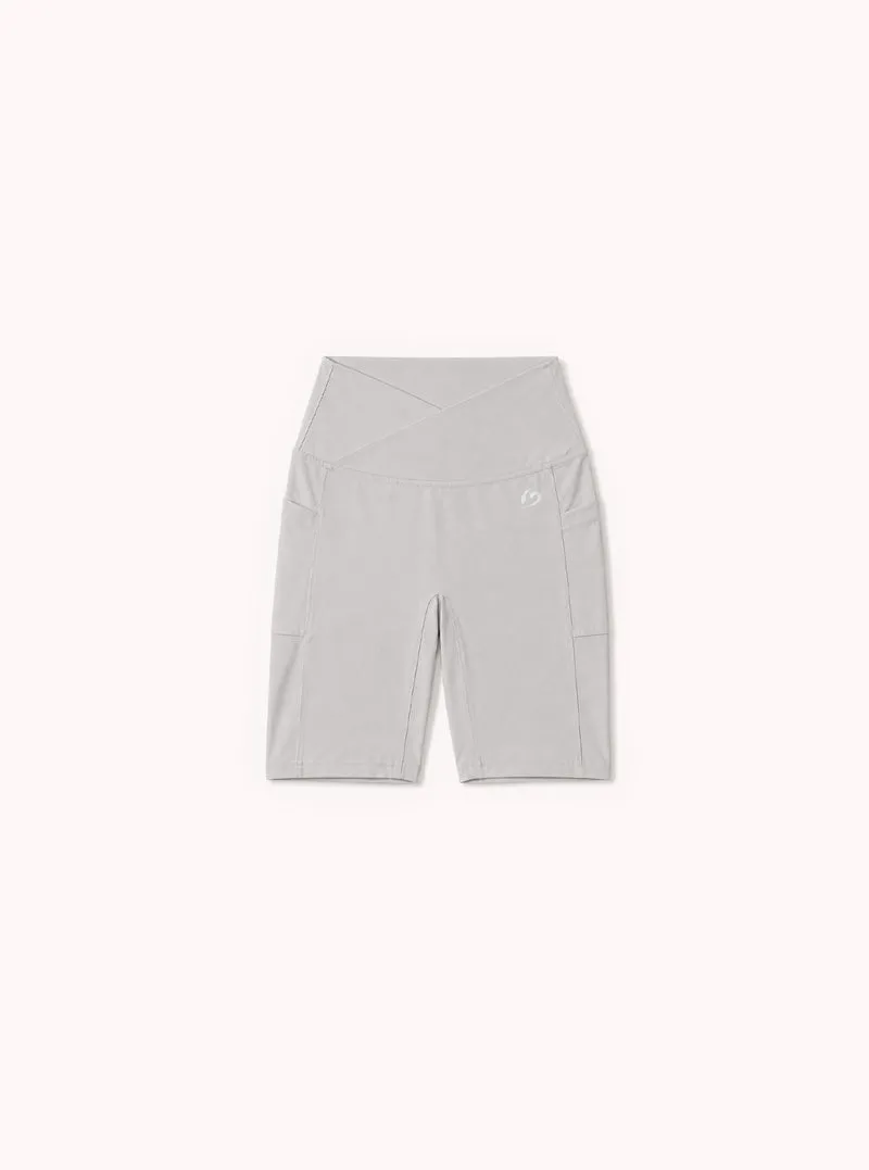 Shorts con tasche Soft Sport Argento