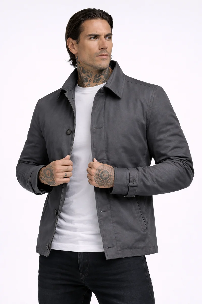 Manteau ajusté à coupe droite