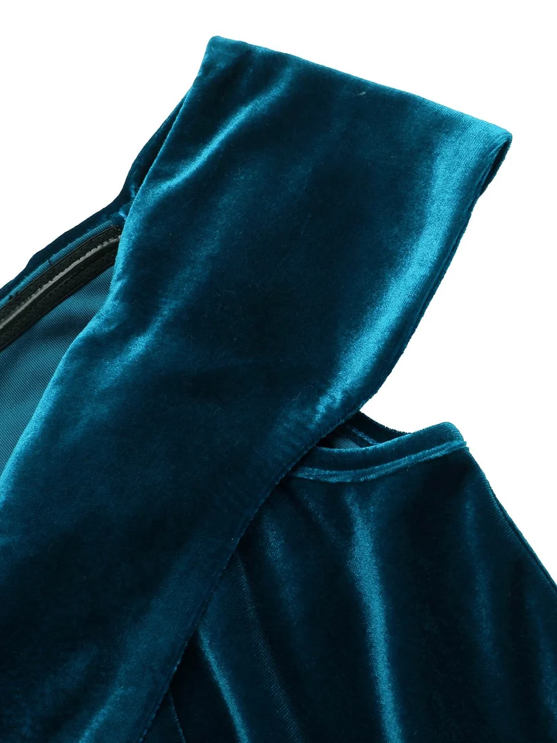 Robe moulante en velours
