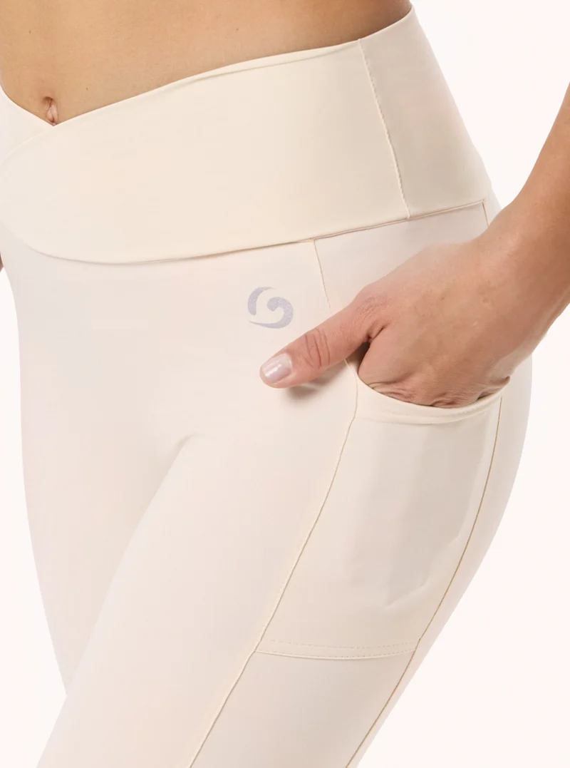 Shorts con tasche Soft Sport Panna