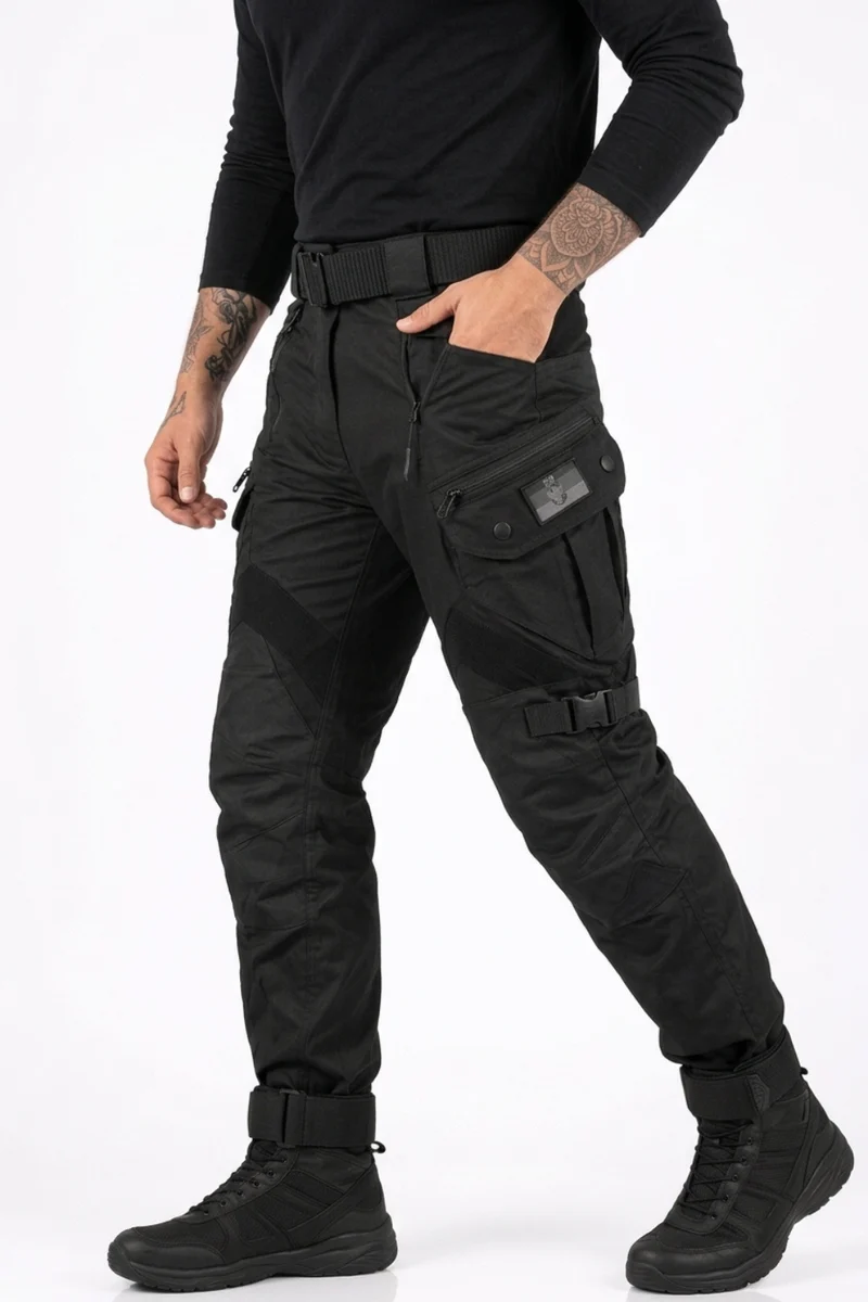 Pantalon cargo avec poches fonctionnelles