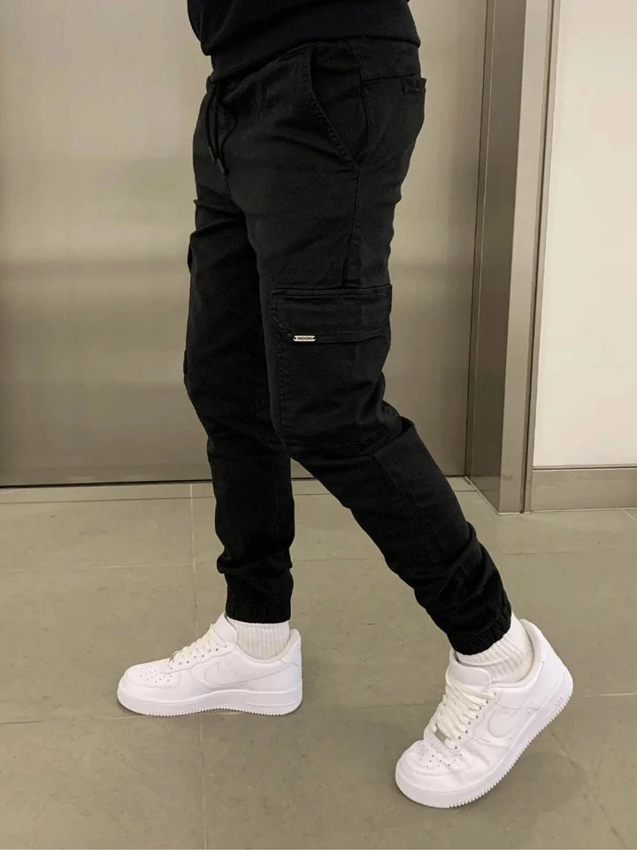 Pantalon cargo coupe droite