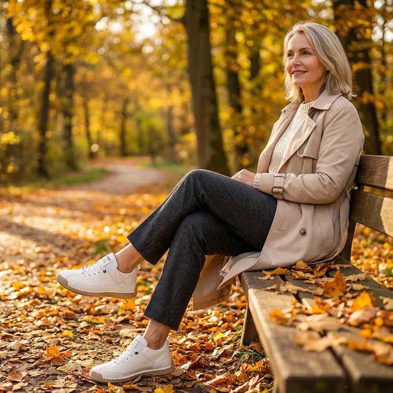 Chaussures confortables avec soutien ergonomique