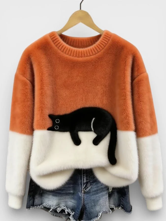 Sweat-shirt avec imprimé brillant