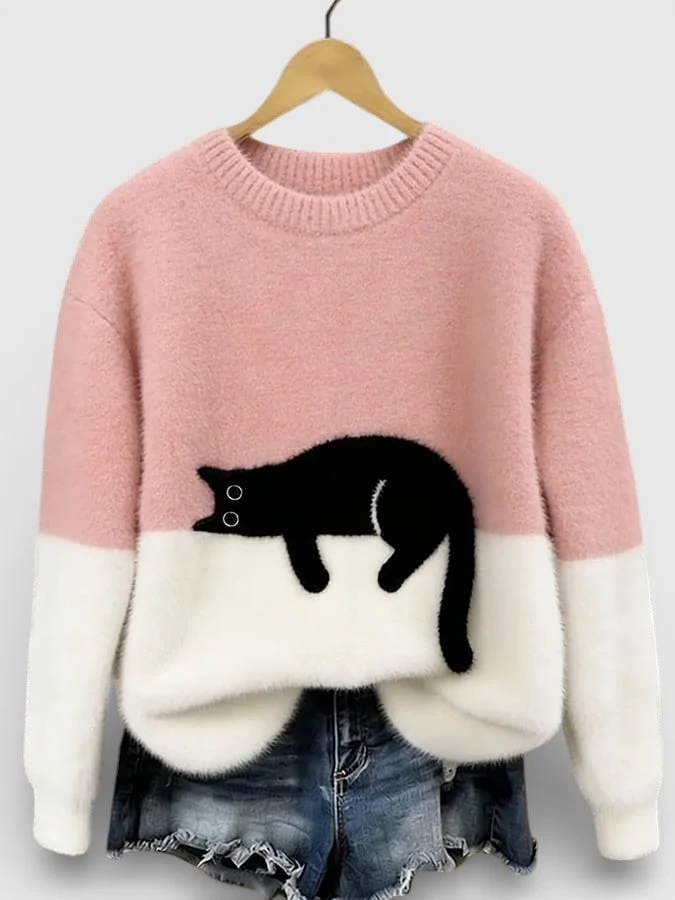 Sweat-shirt avec imprimé brillant