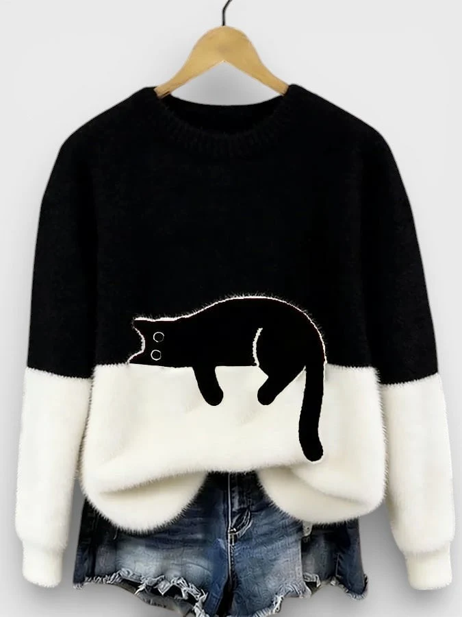 Sweat-shirt avec imprimé brillant
