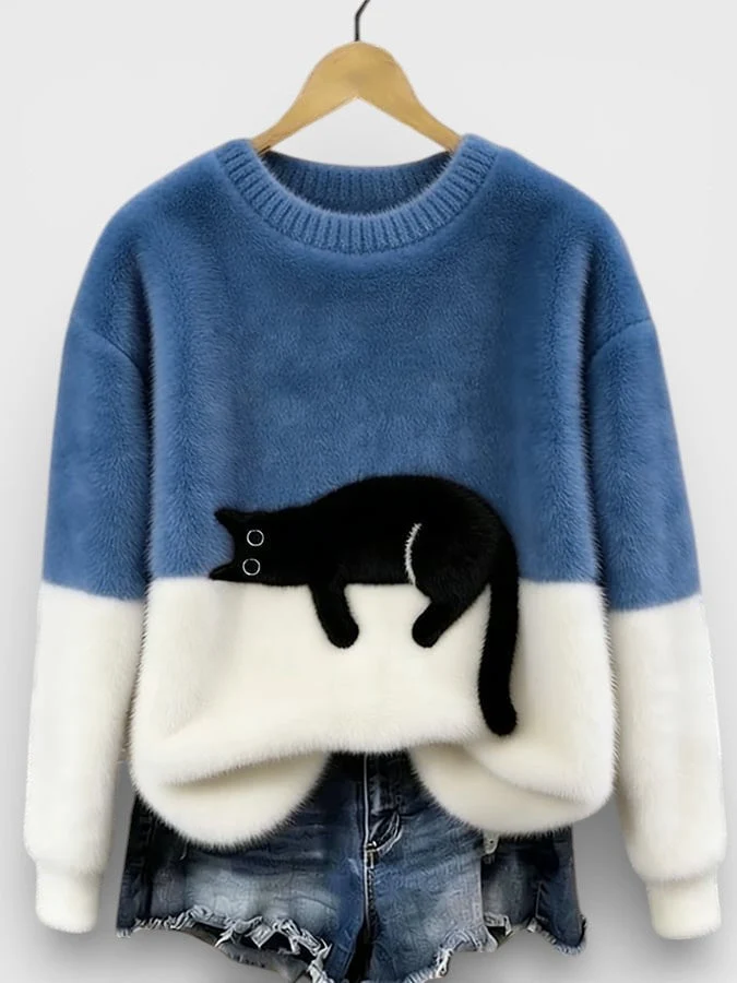 Sweat-shirt avec imprimé brillant