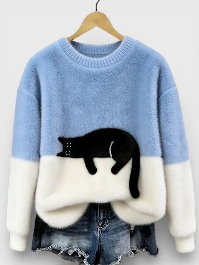 Sweat-shirt avec imprimé brillant