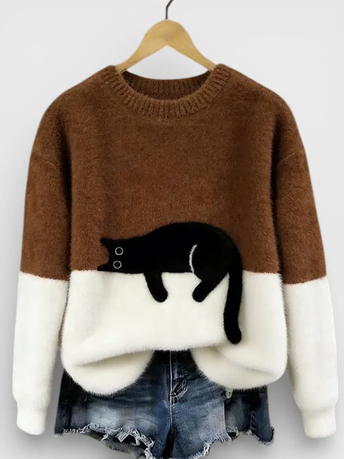 Sweat-shirt avec imprimé brillant