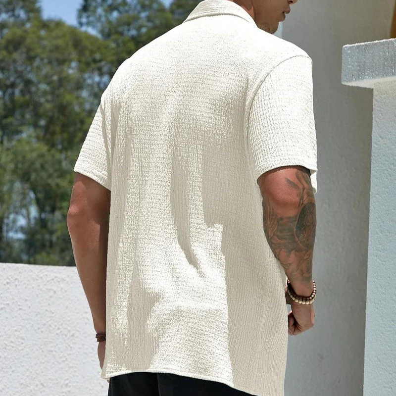 Chemise structurée boutonnée