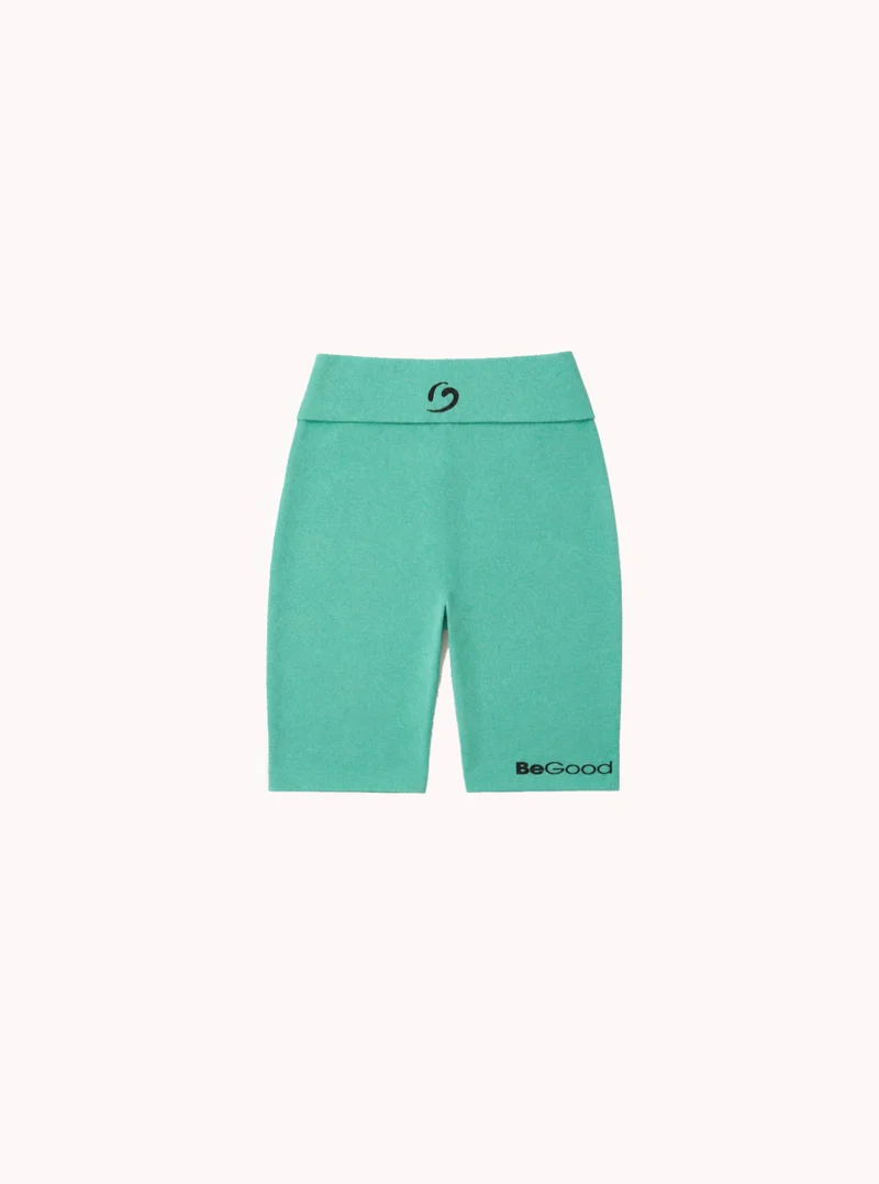Leggings Ciclista Melange Pancia Piatta Verde
