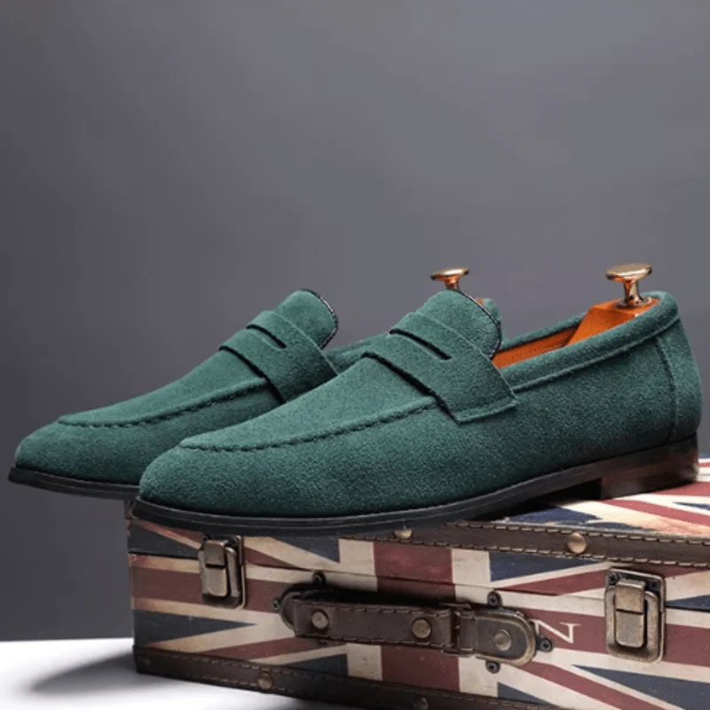 Mocassins Penny en Daim