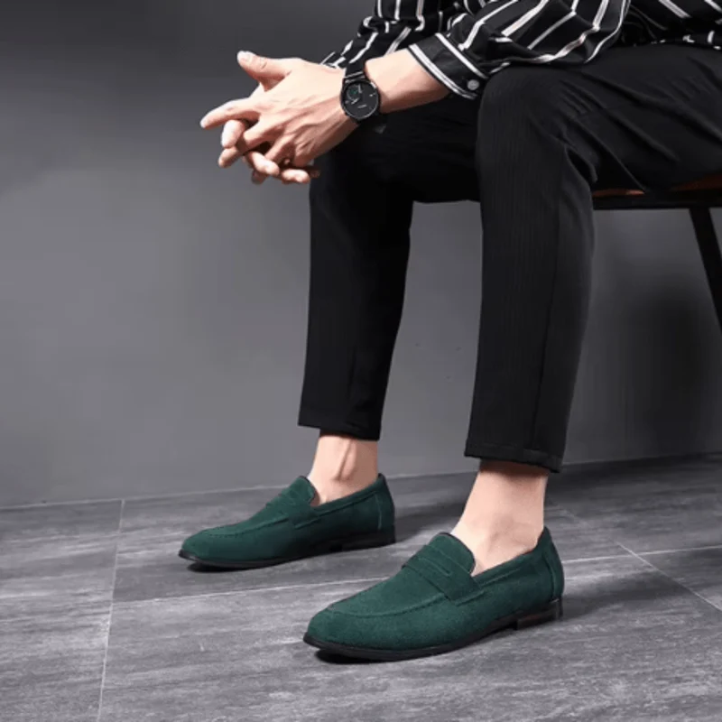 Mocassins Penny en Daim
