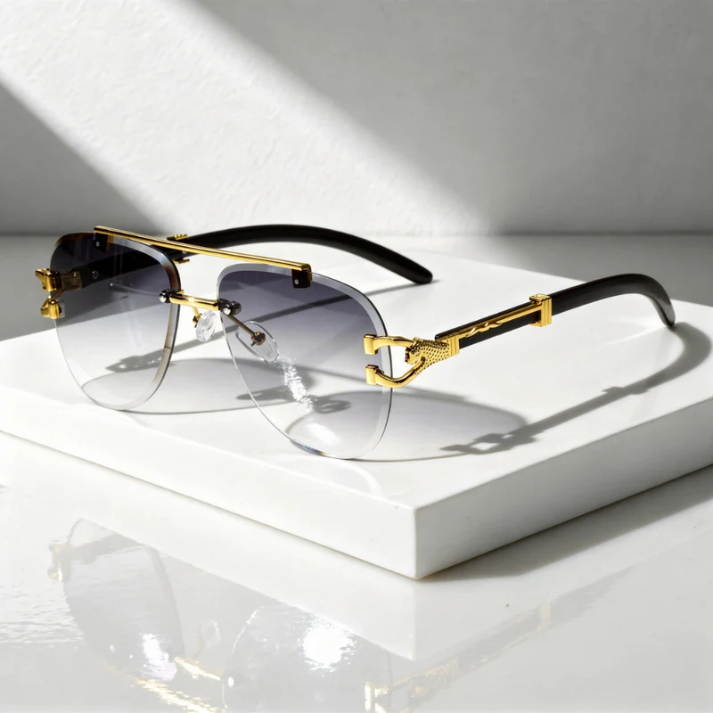 Lunettes de Soleil Sans Monture