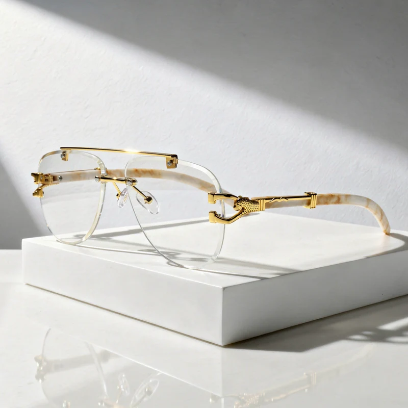 Lunettes de Soleil Sans Monture