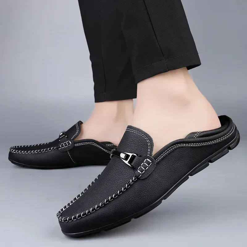 Mocassins Surpiqûres Contrastées