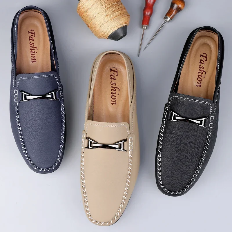Mocassins Surpiqûres Contrastées