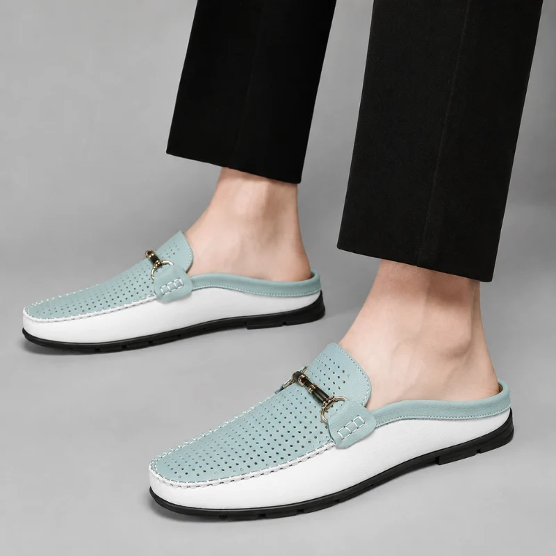 Mules Italiennes Perforées