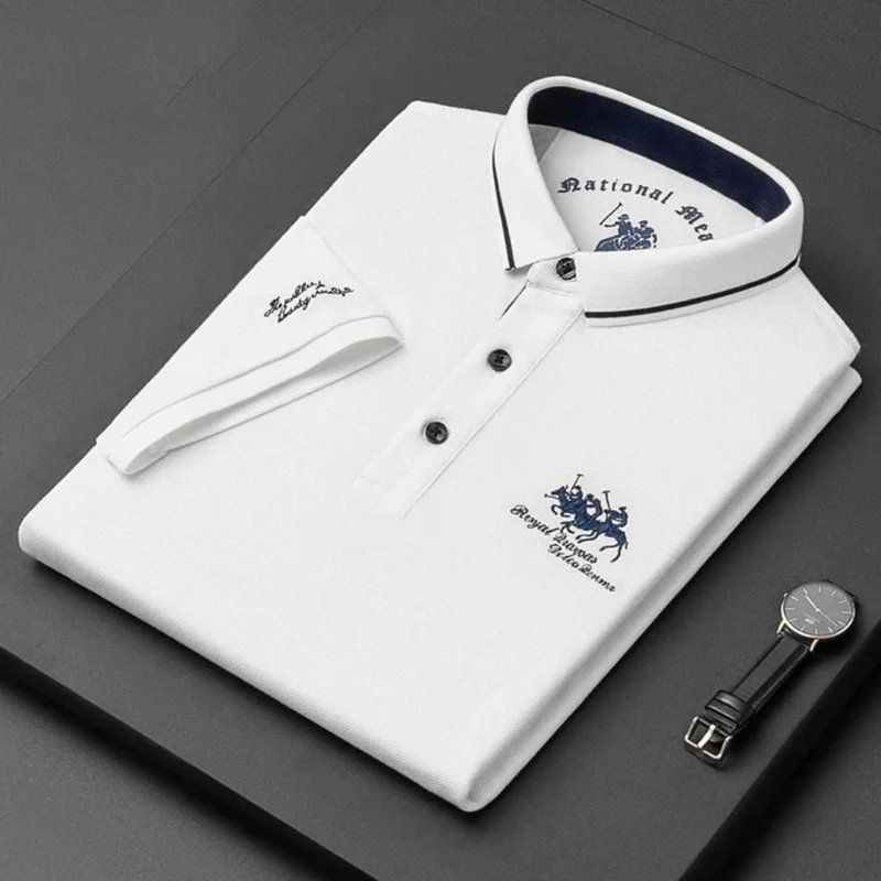 Polo Col Contrasté