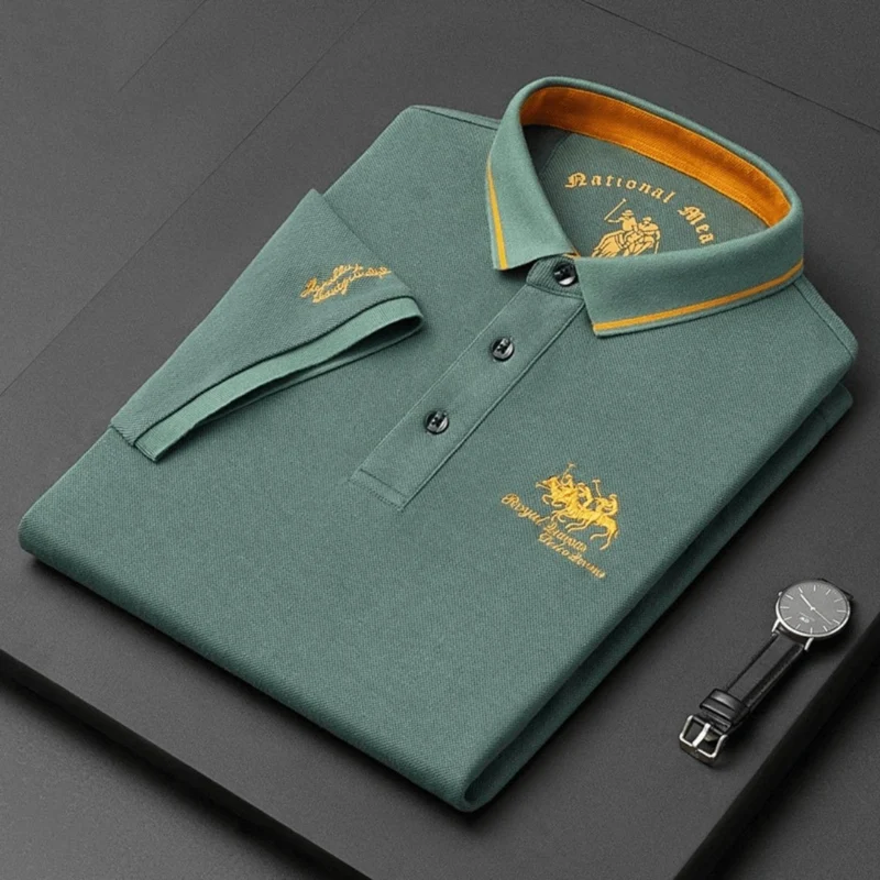 Polo Col Contrasté