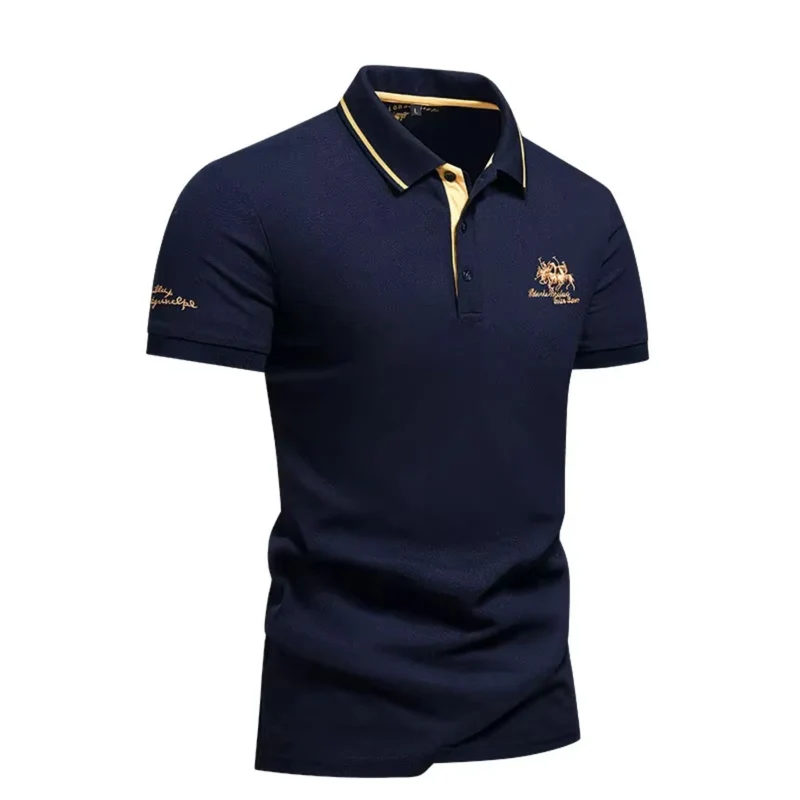 Polo Col Contrasté