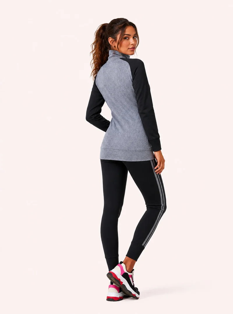 Tuta Sportiva Donna Nera e Grigia